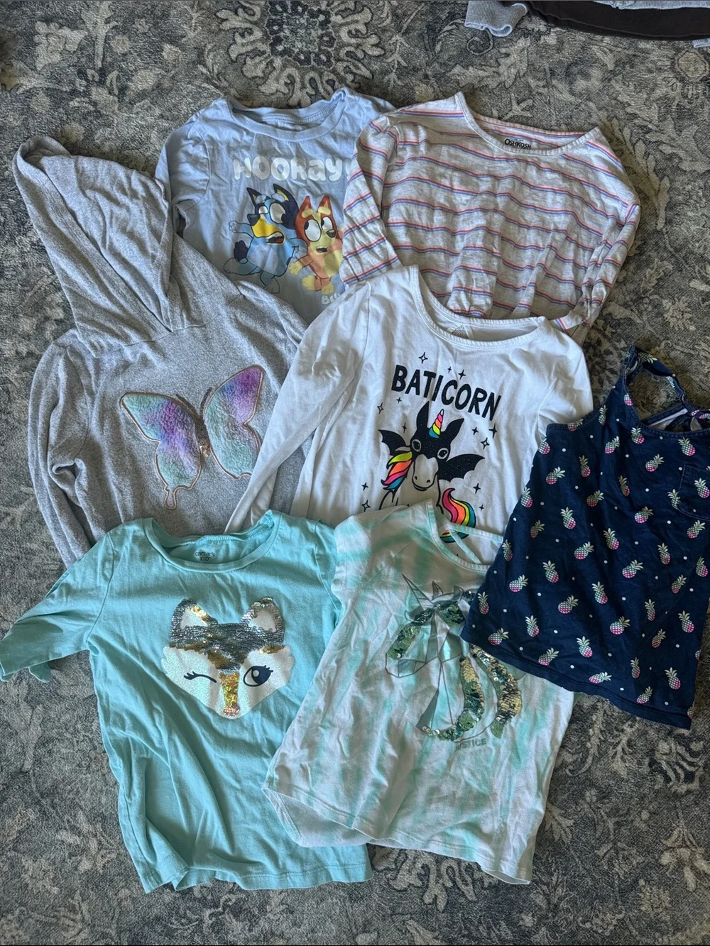 Bundle of 7 Girls Tops